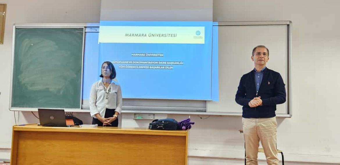 Bölümümüz öğrencilerine yönelik kütüphane oryantasyon toplantısı yapıldı